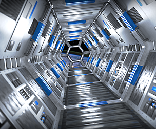 Space Station Corridor (Blender Tutorial Series)