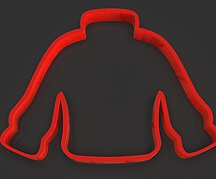 Ugly Christmas Sweater Cookie Cutter
