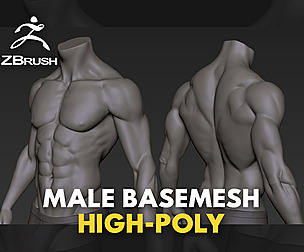 Male Base-mesh Highpoly