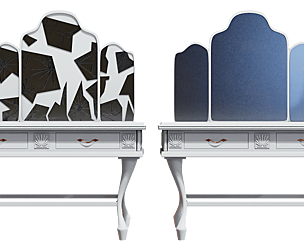 Fancy Dressing Table Broken and Normal versions