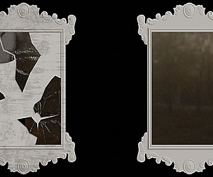 Fancy Mirror Broken and Normal versions