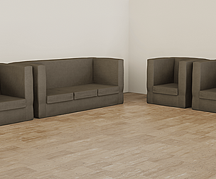 Fabric Sofa Set