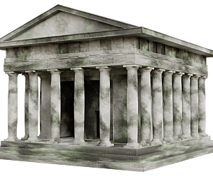 Ruined Greek Temple