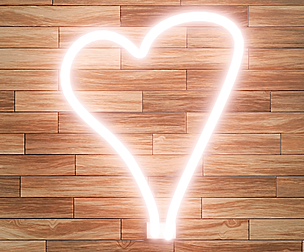 Neon Heart Sign