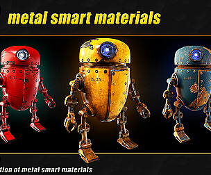 50 high detail metal smart materials_vol02