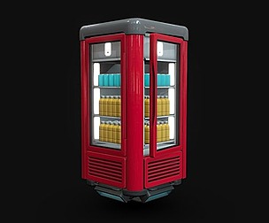 Floating Fridge - fbx and Hi-Rez Textures