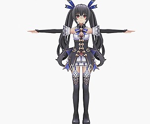 Noire from Hyperdimension Neptunia