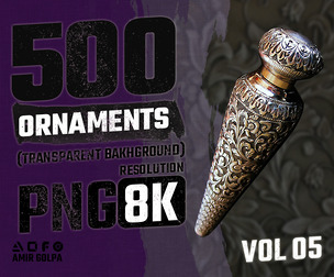 500 ornaments png (8k) vol.5
