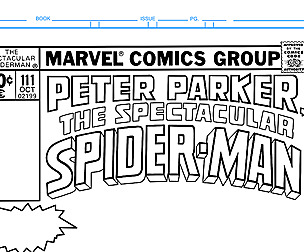 Spectacular Spider-Man Comic Book Cover Template