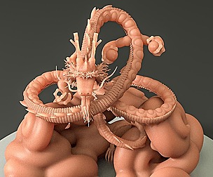 Shenron, fron Dragon Ball - 3D print Model