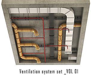 Ventilation system set _VOL 01