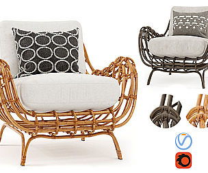 Armchair "Savannah Rattan Armchair"