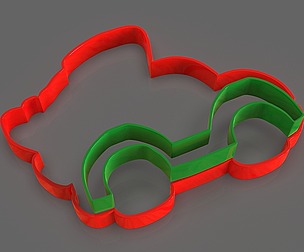 Christmas Truck Cookie Cutter