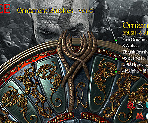 Free Ornament Brushes VOL 04