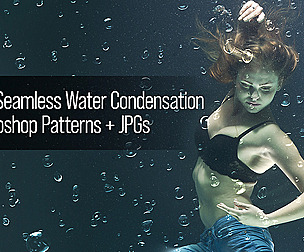 30 Seamless Water Condensation Patterns