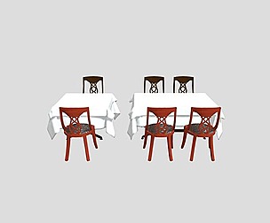 Restaurant tables and chairs