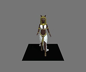 Egyptian goddes Baster character