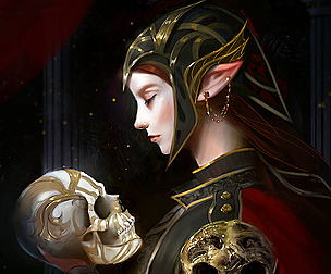 Huldra - Painting process