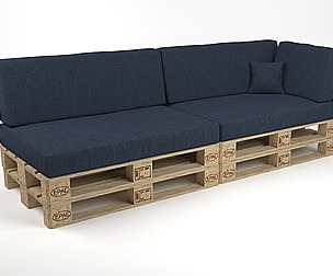 Couch with pallets included