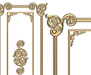 Carved Decoration Panel 02