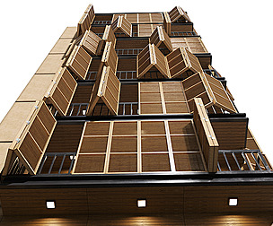 Wooden Facade Building