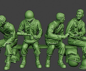 American soldiers ww2 EatDrink A13