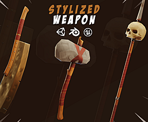 Stylized weapon pack