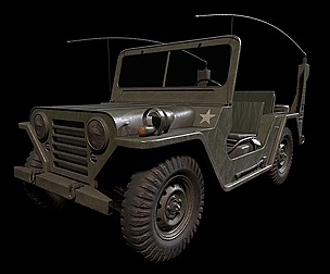 JEEP M151 MUTT Game-ready
