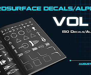 Hardsurface Decals/Alphas - Vol 02