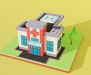 Hospital LowPoly