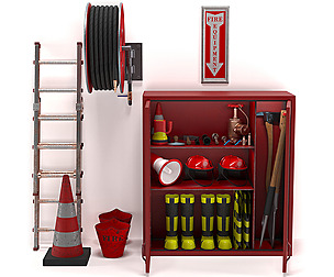 fire equipment set