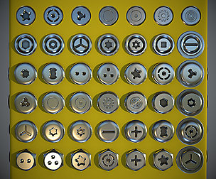 Bolts / Fasteners Generator Substance PBR