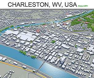 Charleston City West Virginia 40km