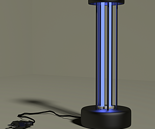 Ultraviolet germicidal antibacterial lamp