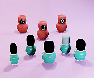 The Squid Game Characters