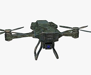 Detailed military drone reconnaissance