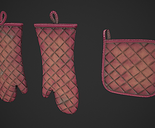 Kitchen Mittens - Potholders