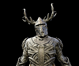 PBR Antler-Horned Warrior