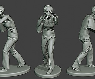 Casual Zombie Female CZ1 0001