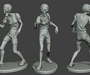 Casual Zombie Female CZ1 0003