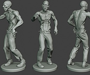 Casual Zombie Male CZ1 0001