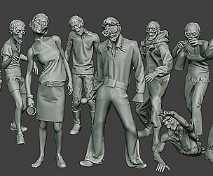 Casual Zombie CZ Pack1