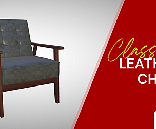 Classic Leather Chair Model