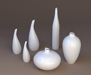 Porcelain vases