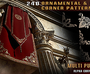 240 ornamental and linear corner alpha-Vol 03