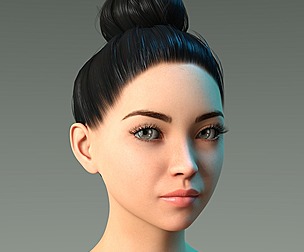 Woman hairstyle
