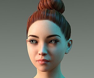 Woman hairstyle