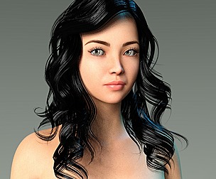 Woman hairstyle