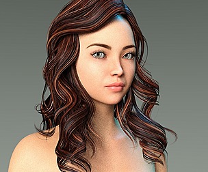 Woman hairstyle