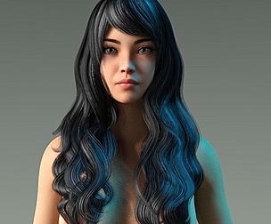 Woman hairstyle